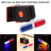 Đèn sau xe đạp - Đèn hậu led cảnh báo Xanh Đỏ