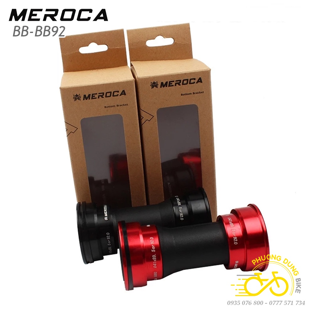 Trục giữa cốt rỗng xe đạp MEROCA BB92 (BB ÉP)