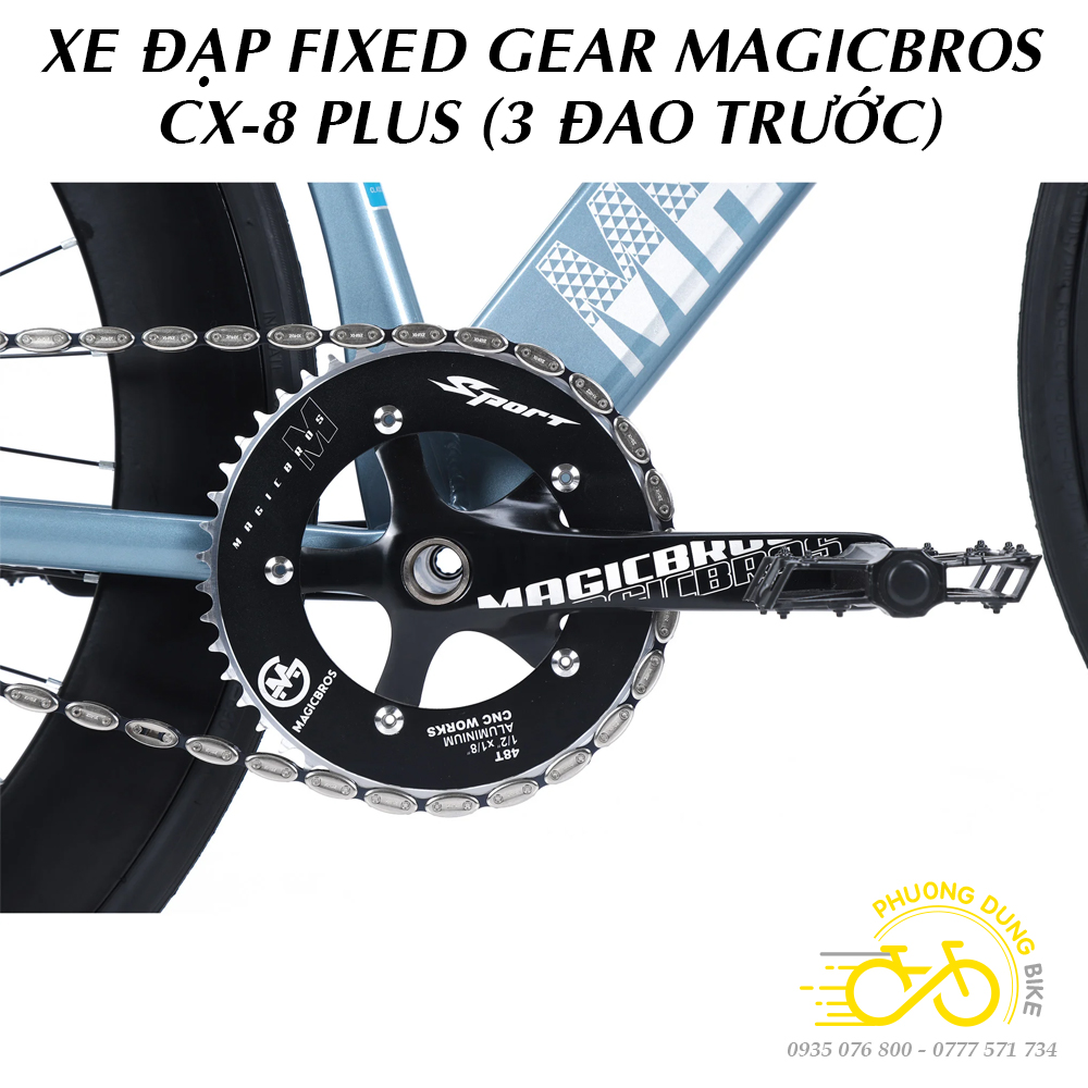 Xe đạp Fixed Gear MAGICBROS CX8 Plus (7)