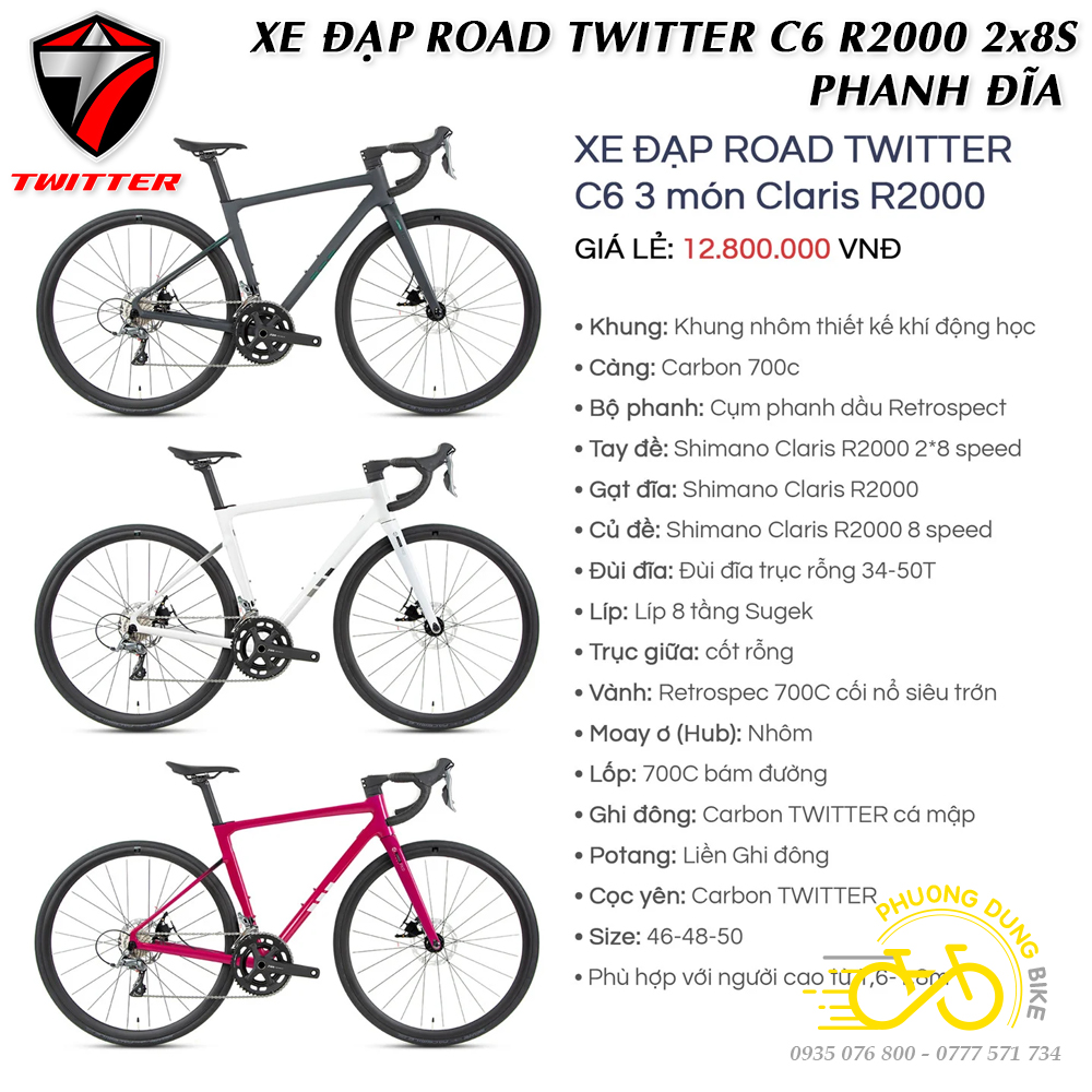 Xe dap Twitter C6 R2000 (2)