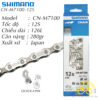 Xích sên xe đạp SHIMANO DEORE CN M7100 12 Speed - Fullbox Chính Hãng (Quick Link)