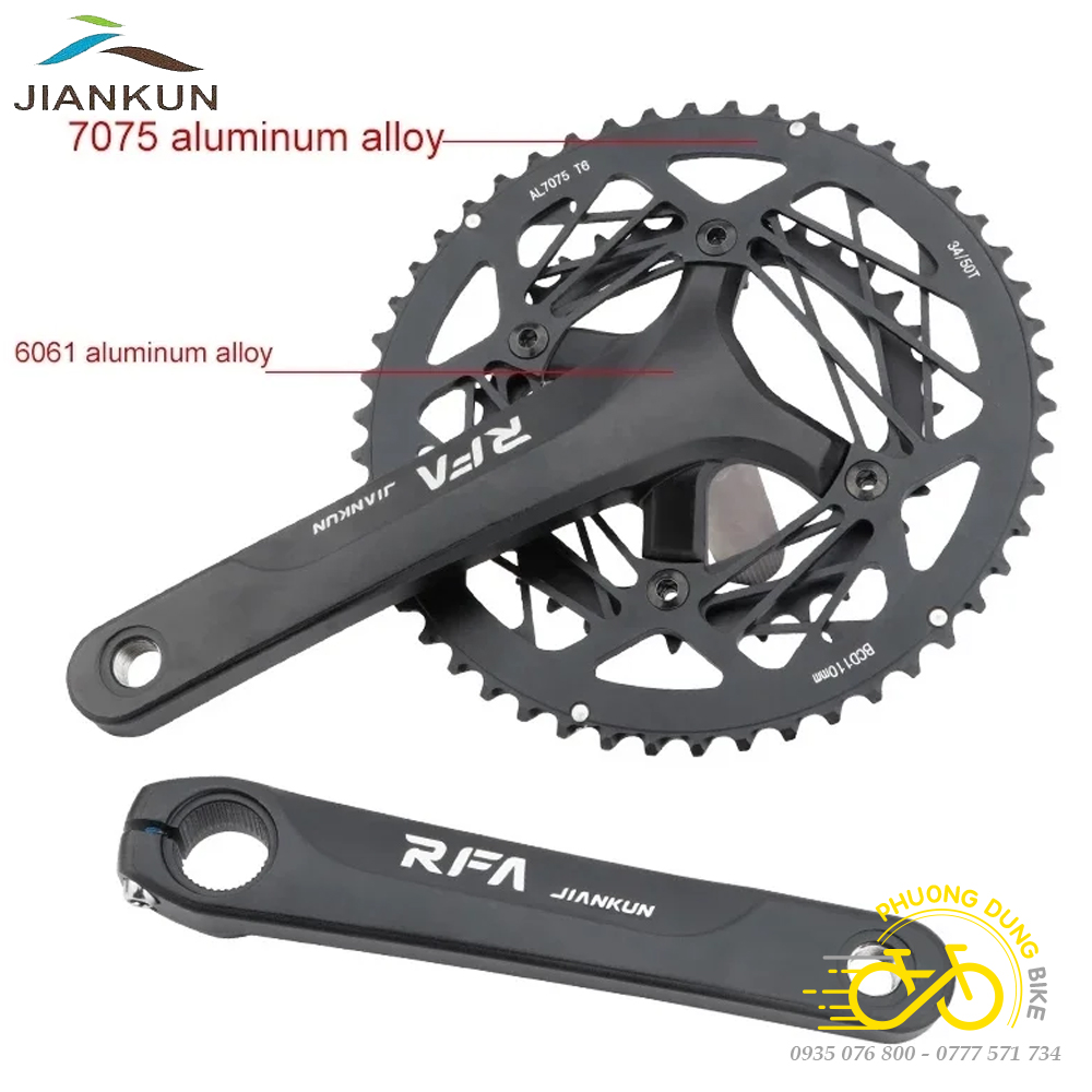 Đùi đĩa rỗng xe đạp JIANKUN RFA 34-50T (6)