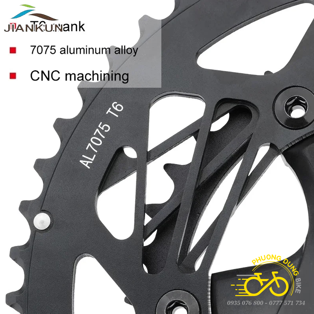 Đùi đĩa rỗng xe đạp JIANKUN RFA 34-50T (7)