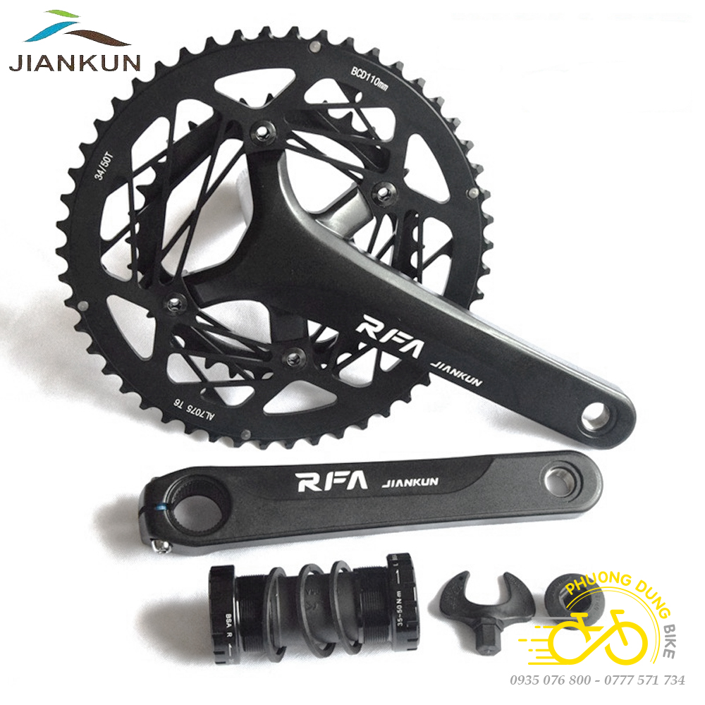 Đùi đĩa rỗng xe đạp JIANKUN RFA 34-50T (9)