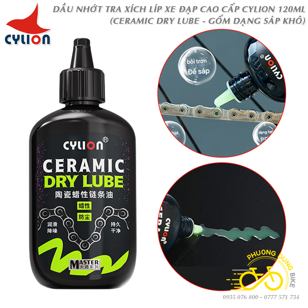 Dau tra Cylion cao cap CERAMIC DRY lube 120ml (2)