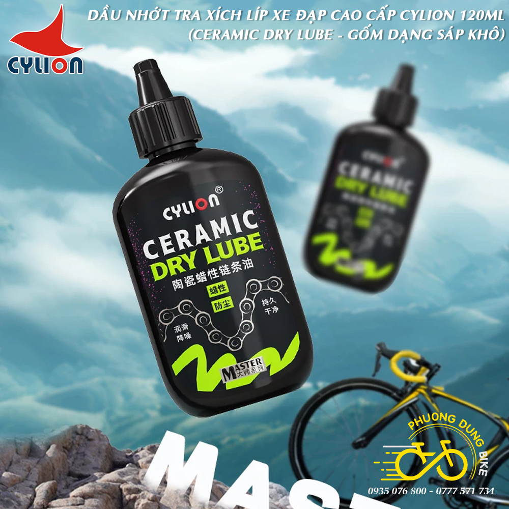 Dau tra Cylion cao cap CERAMIC DRY lube 120ml (4)