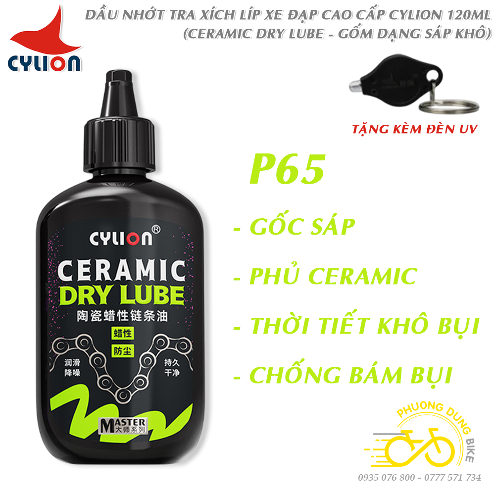 Dau tra Cylion cao cap CERAMIC DRY lube 120ml (7)