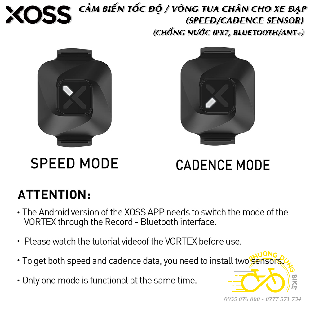 cam bien toc do cadence speed XOSS Vortex (3)