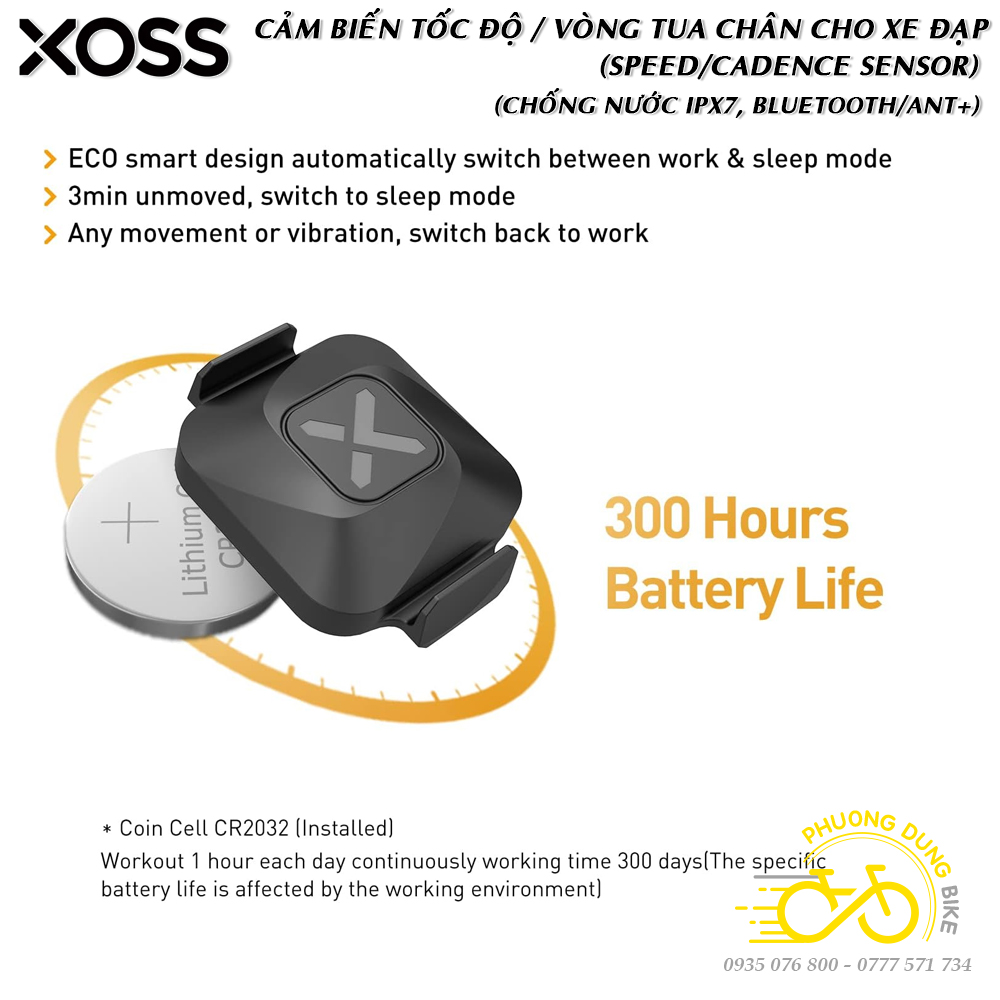 cam bien toc do cadence speed XOSS Vortex (5)