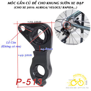 Móc pas gắn củ đề cho khung sườn xe đạp Trục lớn JAVA (Auriga/ Veloce/ Rapida...)