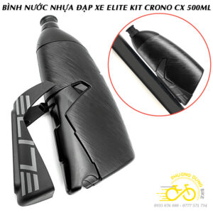 Bình nước xe đạp nhựa  ELITE KIT CRONO CX 500ml (New)