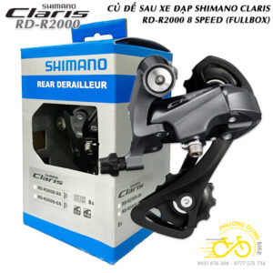 Củ cùi đề sau xe đạp SHIMANO Claris RD R2000 8 Speed - FullBox Chính Hãng