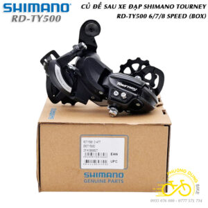Củ cùi đề sau xe đạp SHIMANO TOURNEY RD TY500 6 7 8 Speed - FullBox Chính Hãng