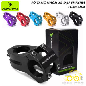 Pô tăng nhôm xe đạp FMFXTRA 31.8x45mm (Đen)