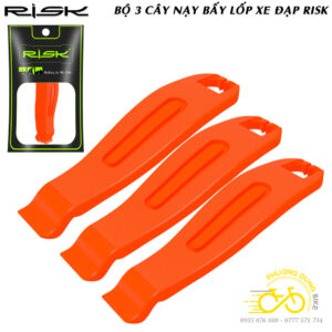 Bộ 3 Cây Nạy Bấy Lốp Xe Đạp RISK (Màu Cam)
