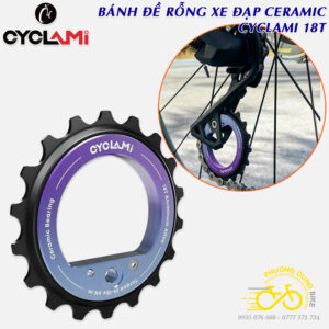 Bánh Răng Củ Đề Rỗng Xe Đạp CYCLAMI 18T – Pulley Ceramic Vòng Bi Cao Cấp Cho SHIMANO SRAM AXS, L-TWOO
