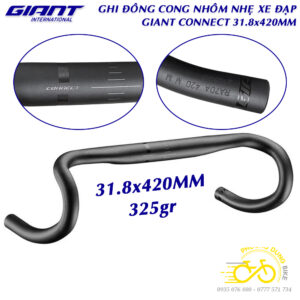 Ghi đông cong xe đạp Road Nhôm Nhẹ GIANT CONNECT 31.8x420mm